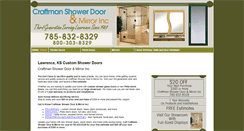 Desktop Screenshot of craftmanshowerdoor.com